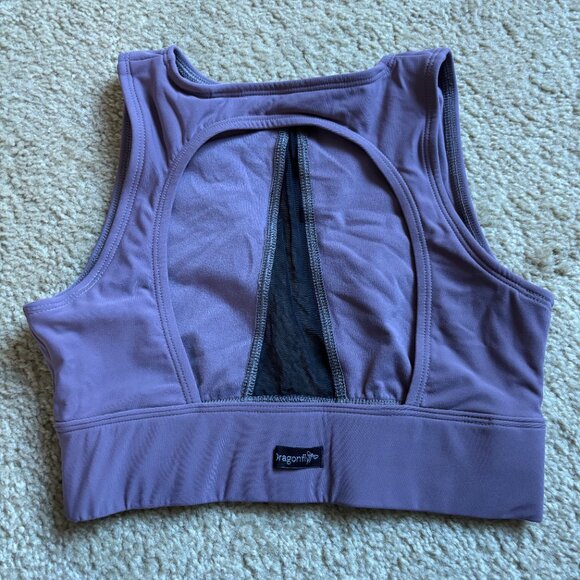 NWOT Dragonfly Rachel Pole Top - Lilac, Size S - Picture 2 of 6